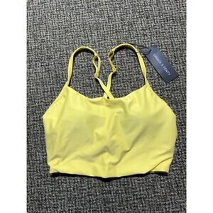 Savage X Fenty Supple Flex Shelf Bra Tank, Yellow, Womens XS, NWT